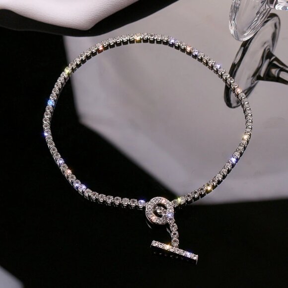 Elegant Rhinestone Choker - Picture 1 of 9